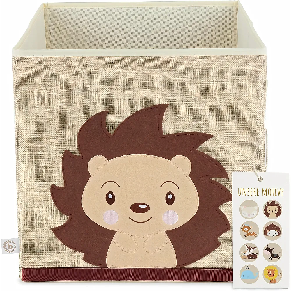 Bieco Igel Piksi - Spielzeugaufbewahrungskiste f�r den Kallax Regal - 33x33