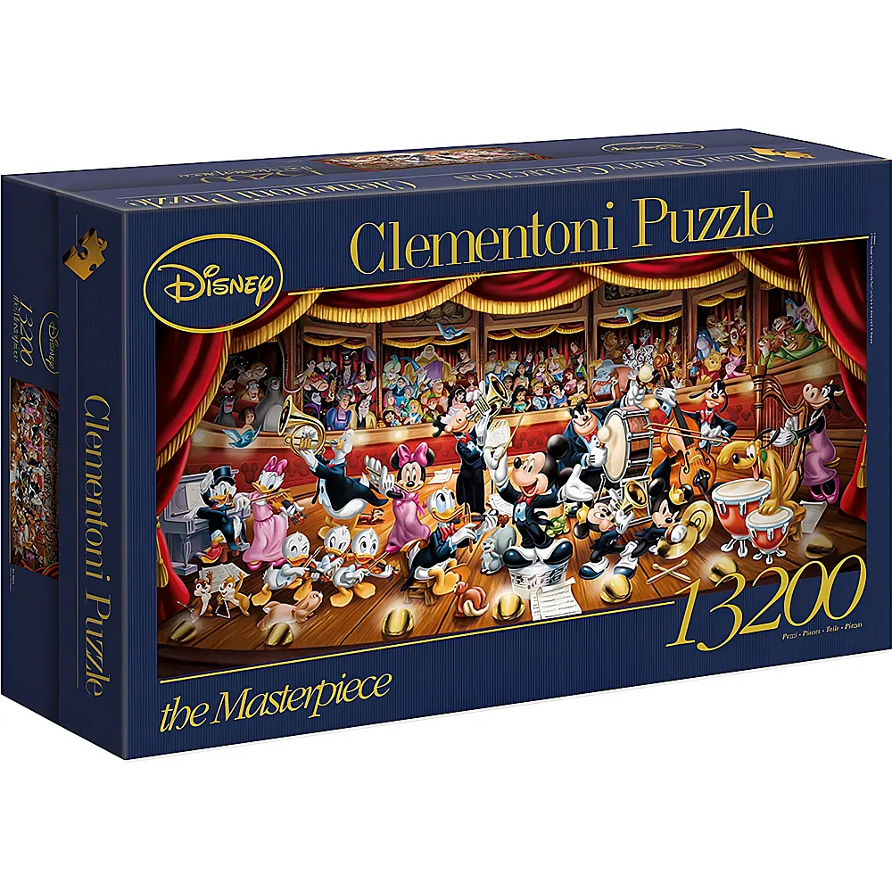Clementoni Puzzle High Quality Collection Mickey Mouse Disney Orchester 13200Teile