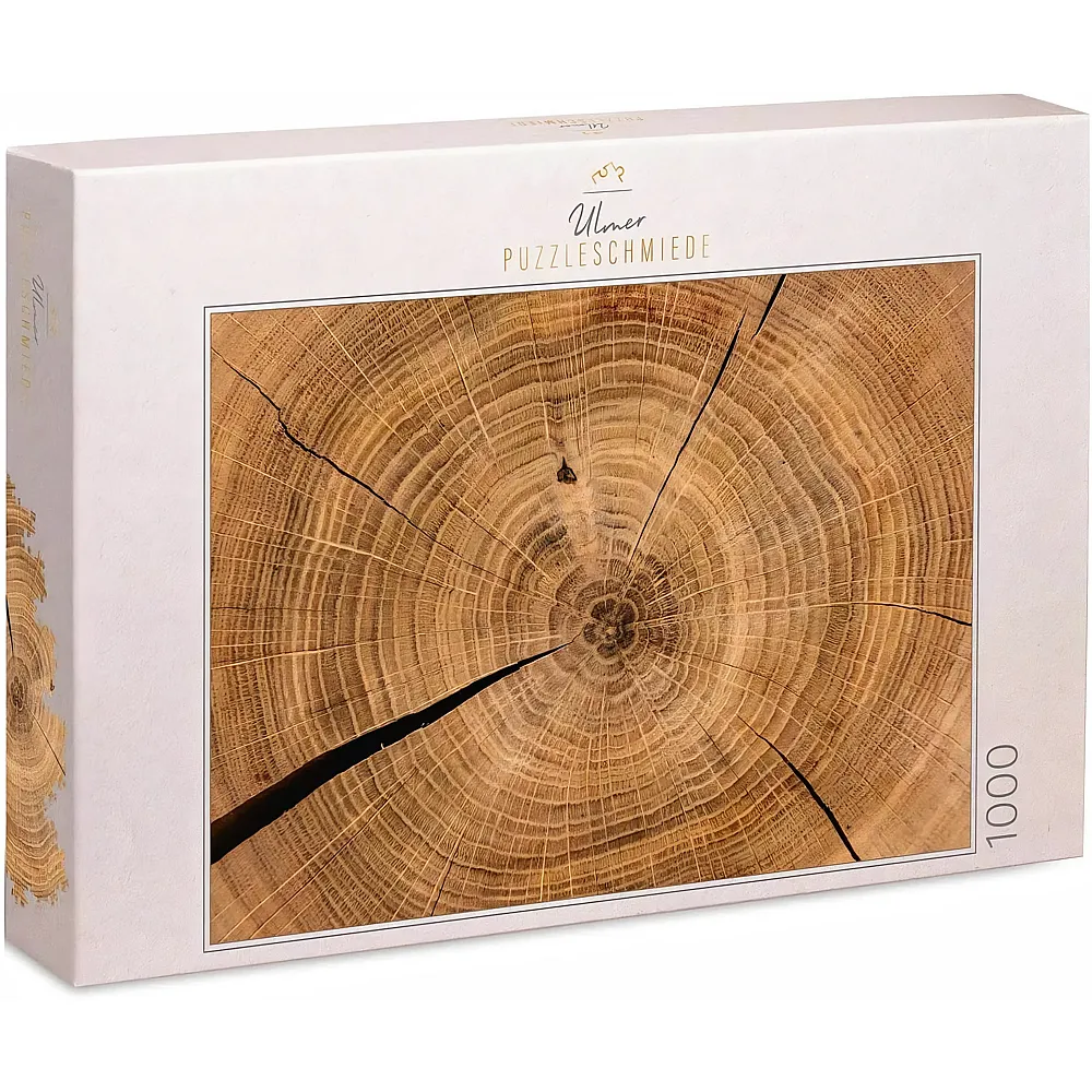Ulmer Puzzleschmiede Holzchronik - die Jahresringe im Baum - 1000 Teile