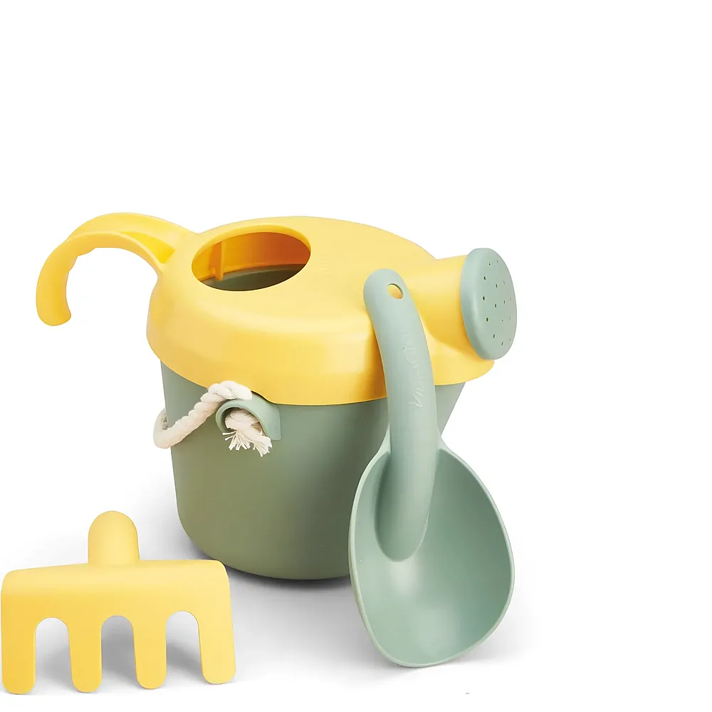 Vikingtoys Set di giocattoli da sabbia da 3 pezzi con annaffiatoio