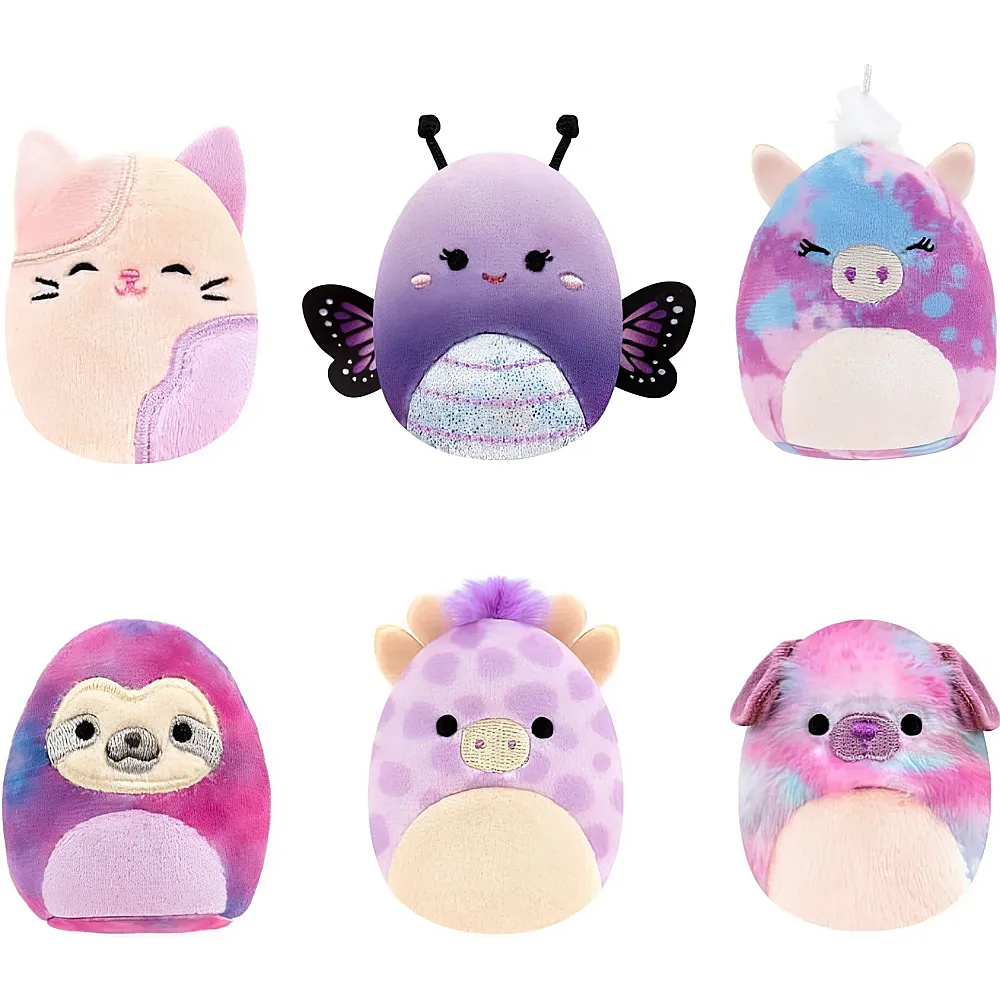 Squishmallows Squishville 6-Pack Lila Squad - 5 cm