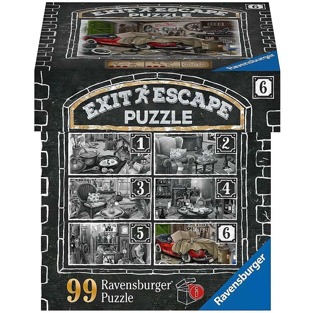 Ravensburger Puzzle Escape Garage - 99 Teile