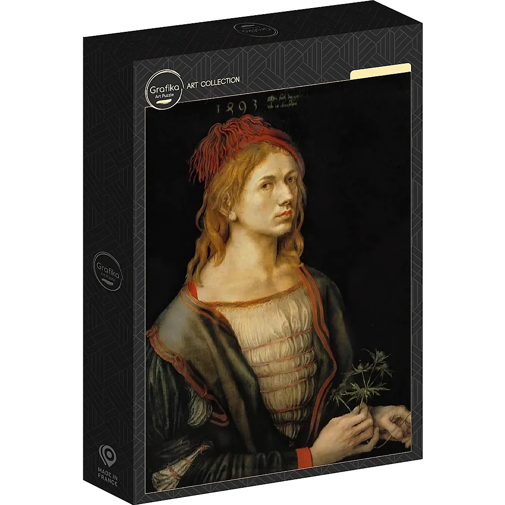 Grafika Puzzle Art Collection Albrecht D�rer - Selbstbildnis mit Eryngium, 1493 - 1000 Teile