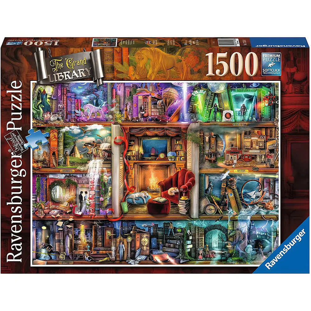 Ravensburger Puzzle The Grand Library 1500Teile