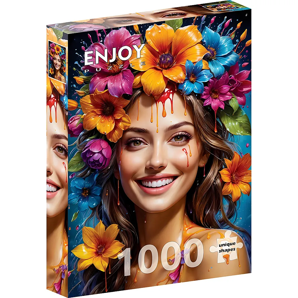 Enjoy Puzzle Flower Girl - 1000 Teile
