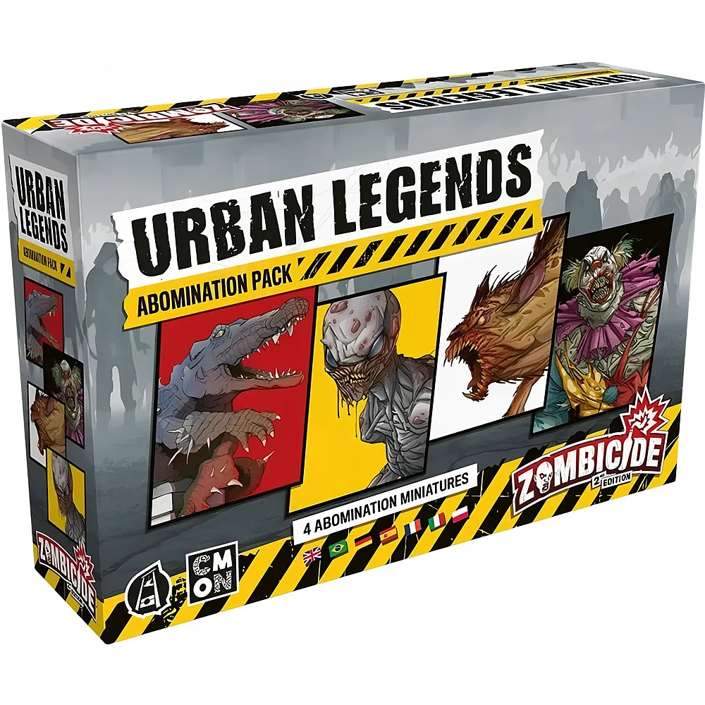 CMON Zombicide 2. Edition Erw. Urban Legends de-fr-it-en-es