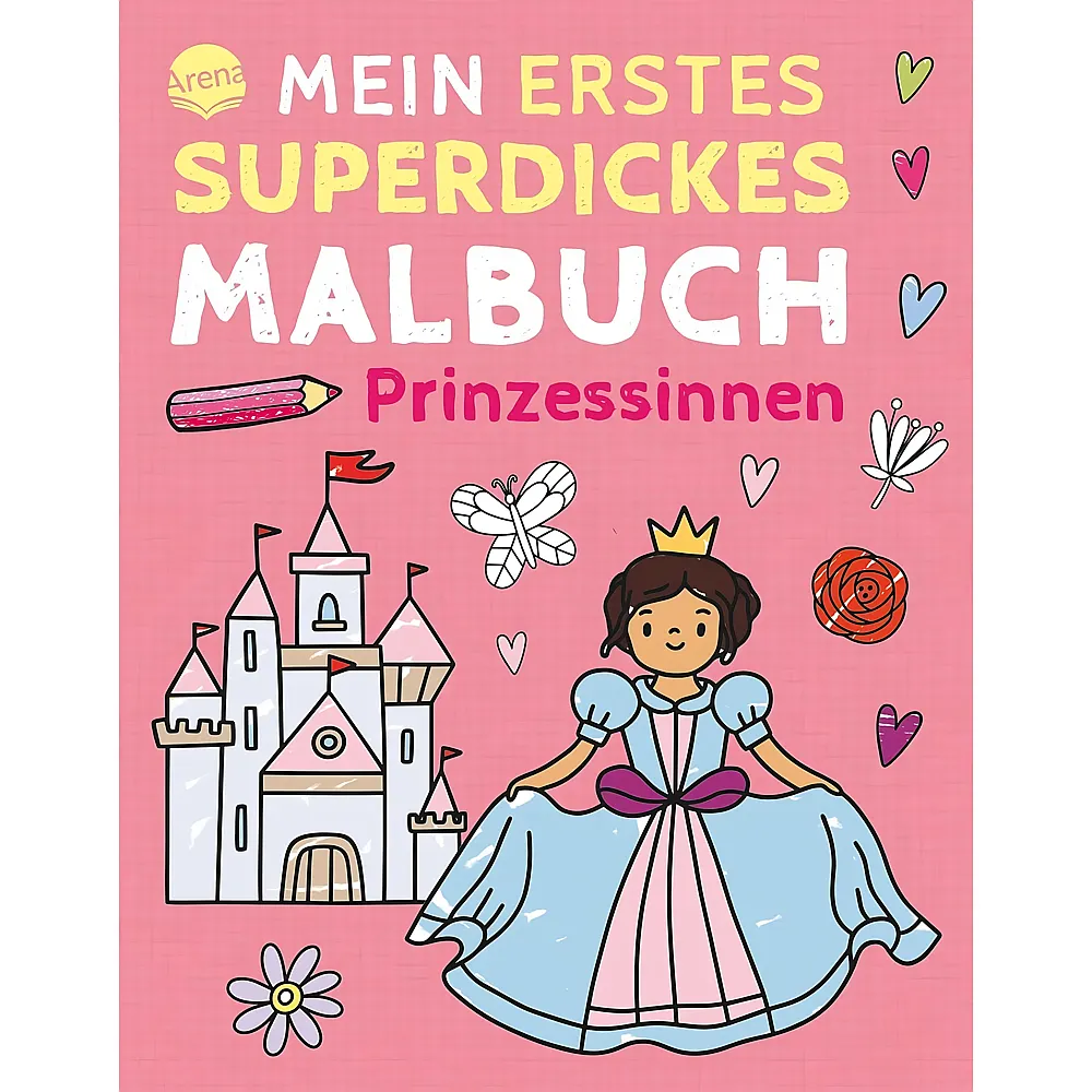 Arena Mein erstes superdickes Malbuch. Prinzessinnen - Suche