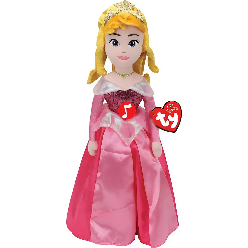 Ty Beanie Prinzessin Aurora mit Sound - 35 cm Disney Princess - Lizenzfiguren Pl�sch