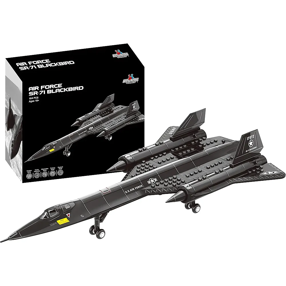 Apostrophe Games SR-71 Blackbird Jet Bausteinset - Klemmbausteine Milit�r