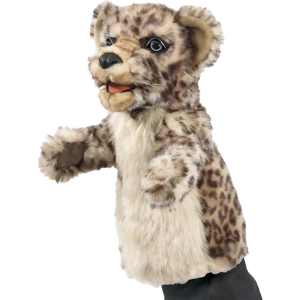 Folkmanis Stage Puppet Handpuppe Leopardenjunges - 34 cm