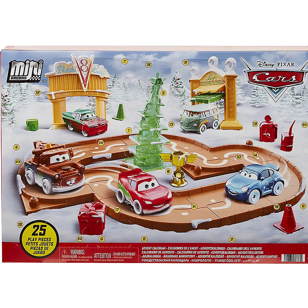 Mattel Mini Racers Disney Cars Adventskalender MiniRacers