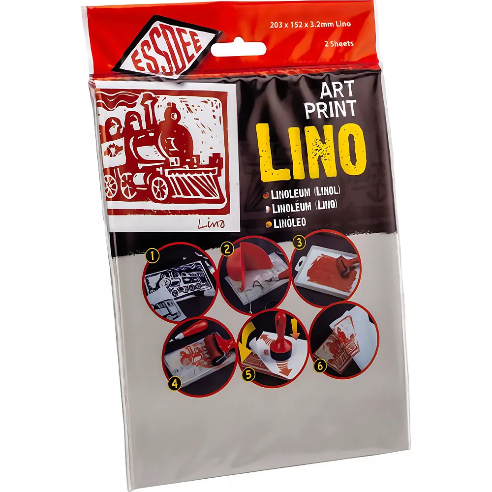 Essdee R-linoleum Druckplatten 2 St. 203x152x3.2mm - Suche