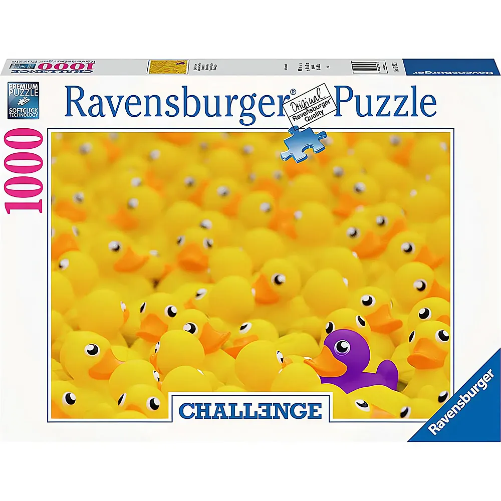 Ravensburger Puzzle Quietscheenten Challenge 1000Teile