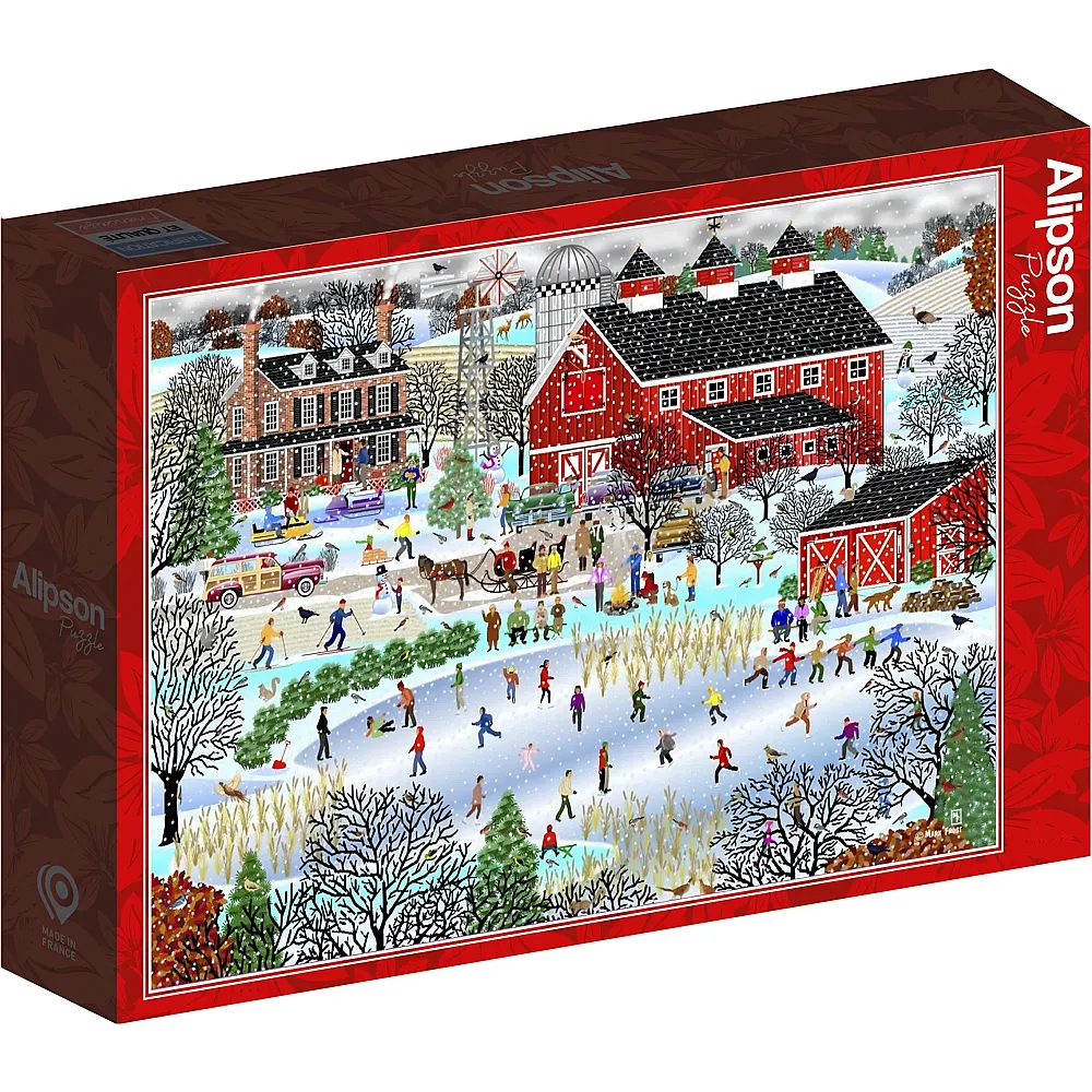 Alipson Puzzle Duck Pond in Winter - 500 Teile