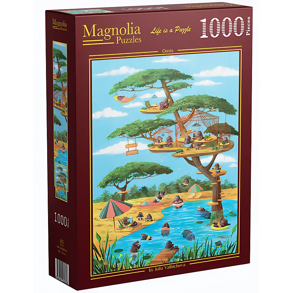 Magnolia Puzzle Oase 1000Teile