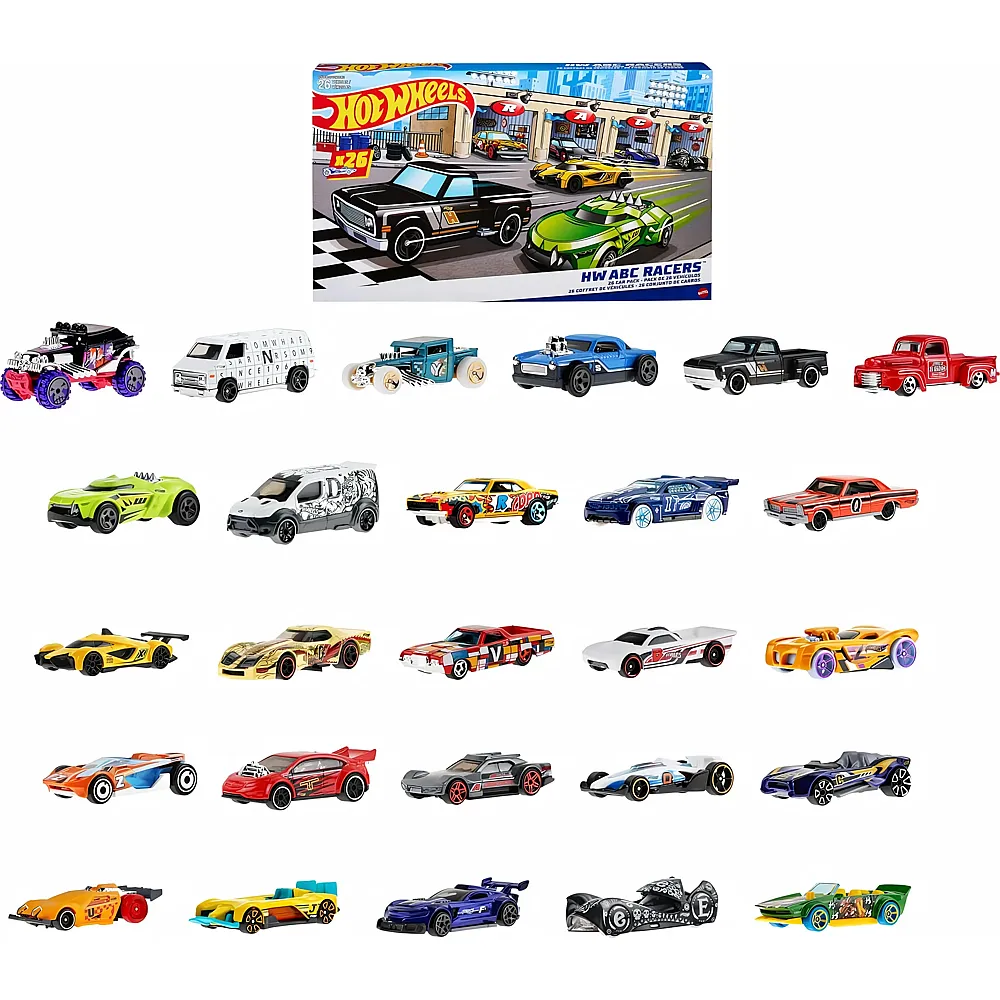 Hot Wheels 26er Pack ABC Racers - 1:64 | Autos