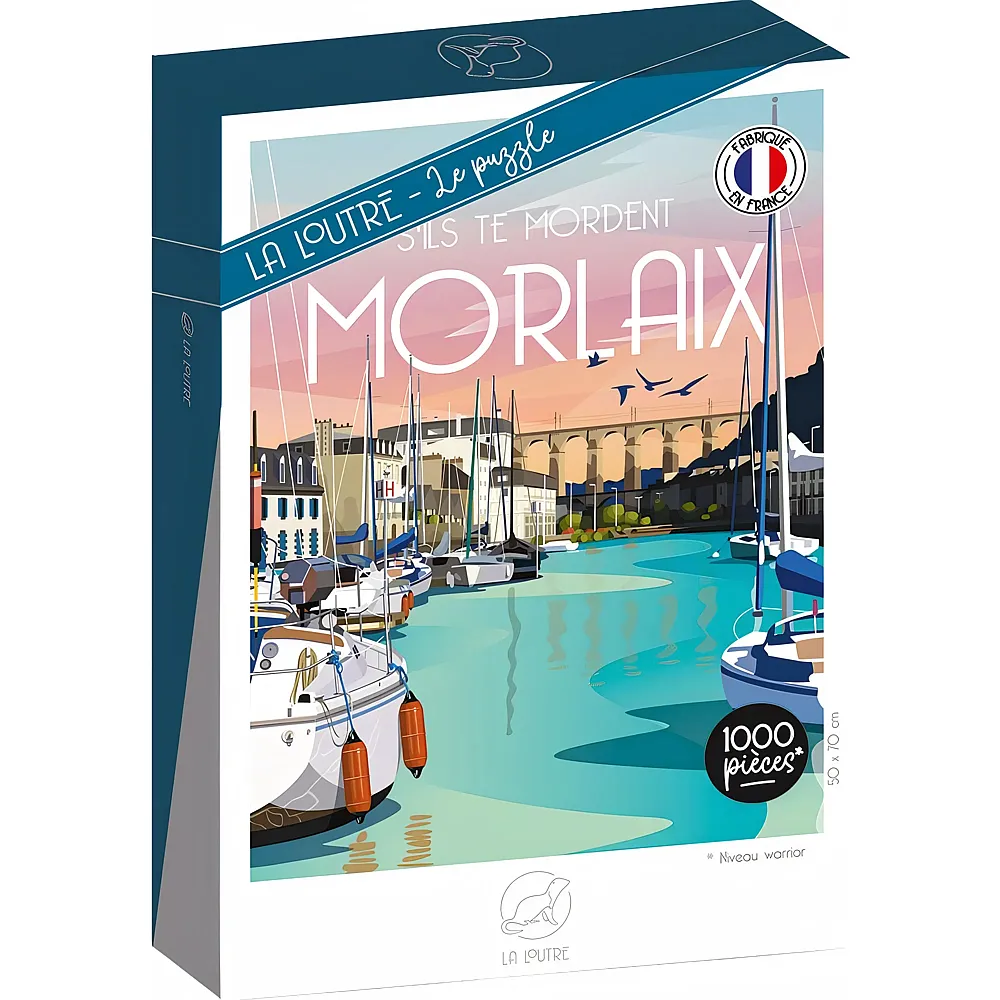 La Loutre Puzzle S'ils te Mordent Morlaix - 1000 Teile