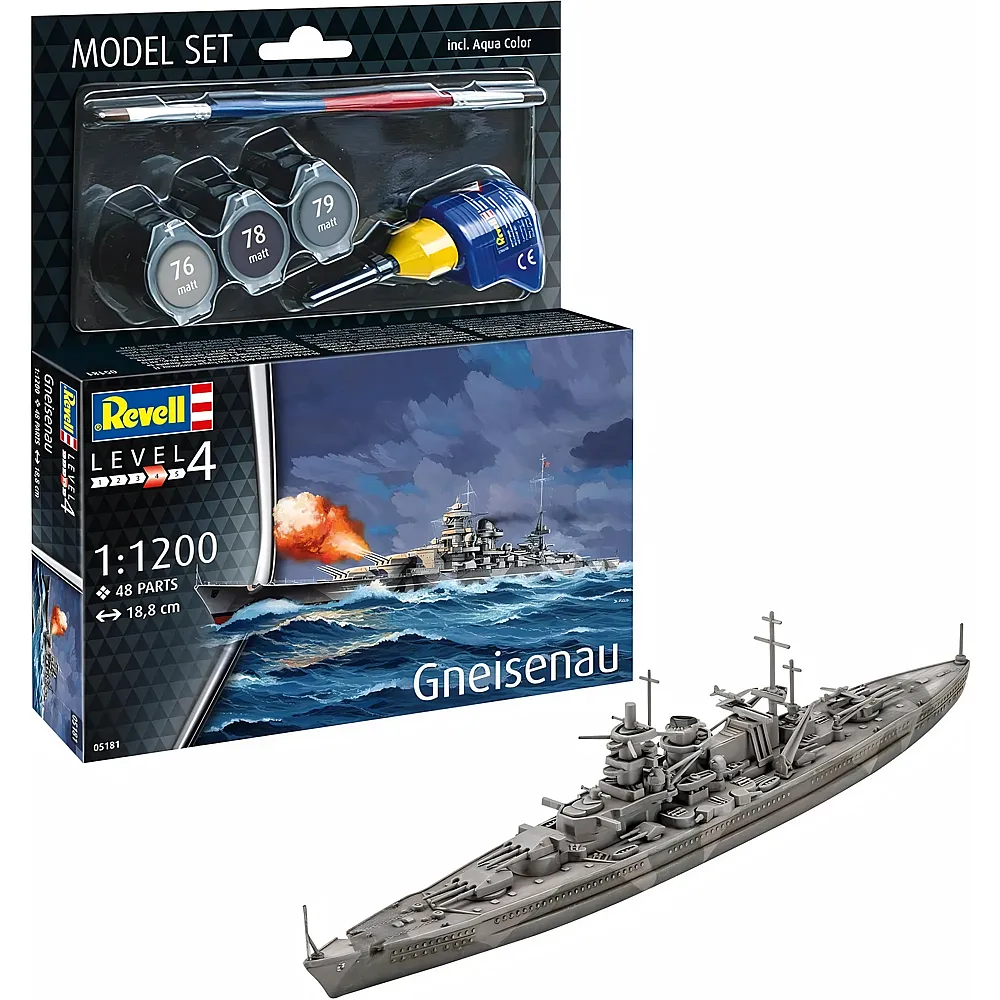 Revell Model Set Gneisenau