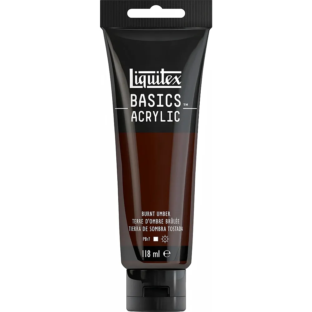 Liquitex Lqx Basics Acrylfarbe 118ml Tube Umbra Gebrannt - Suche