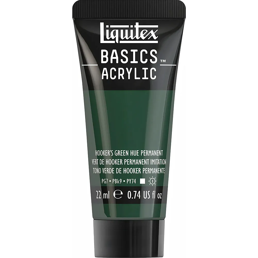 Liquitex Lqx Basics Acrylfarbe 22ml Tube Hookers Grn Permanent - Suche