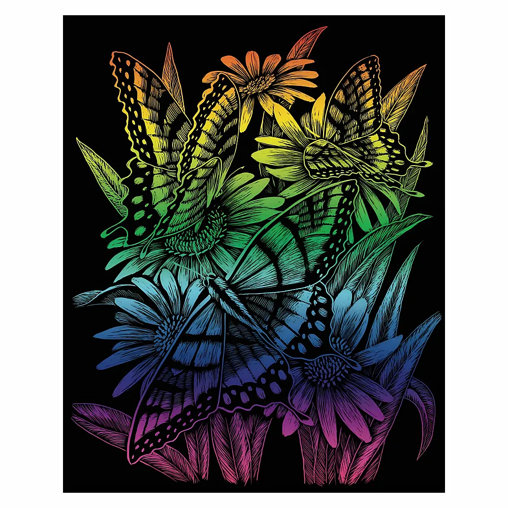 Royal & Langnickel R&l Gravures D'art Std Arc-en-ciel Papillons 21.3x29.5cm - Suche