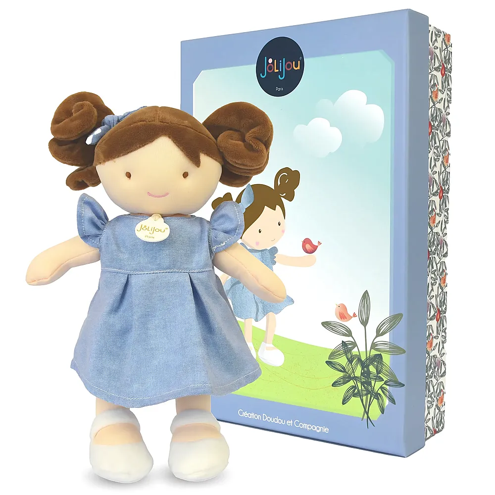 Doudou et Compagnie Stoffpuppe Opaline - 28 cm | Stoffpuppen