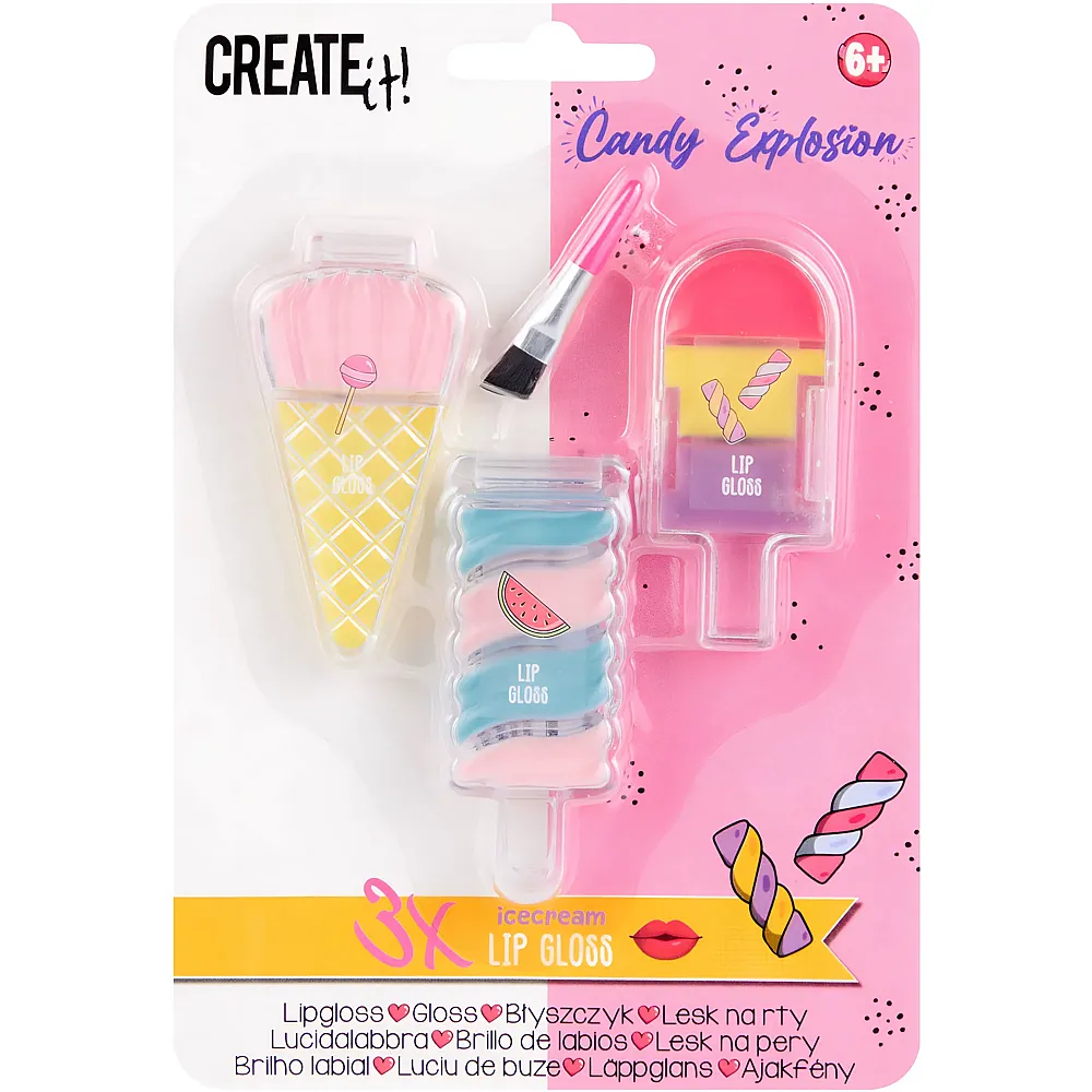 Create It Candy Lip Gloss Ice Creams