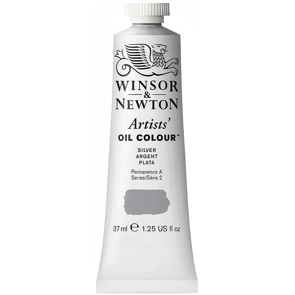 Winsor & Newton Artists' Oil Colour �lfarbe Silber - 37 ml
