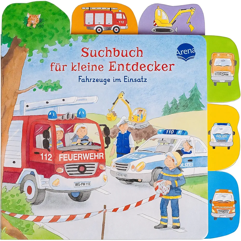 Arena Suchbuch f�r kleine Entdecker - Fahrzeuge im Einsatz