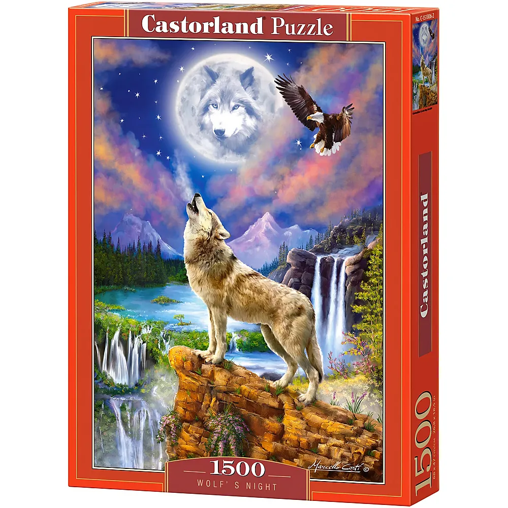 Castorland Puzzle Wolf's Night 1500Teile