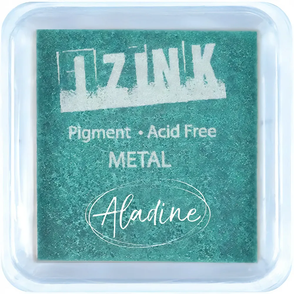 meinspielzeug - Aladine Izink Stempelkissen Pigment Metal Gr�n | Stempelsets