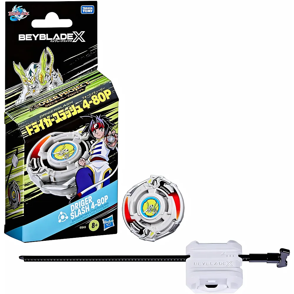 Beyblade X Starter Pack Driger Slash 4-80P