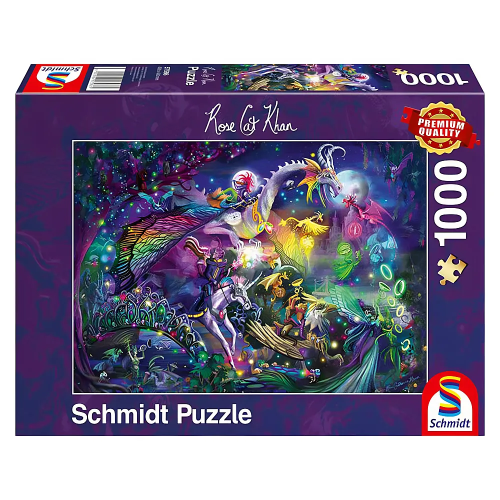 Schmidt Puzzle Rose Cat Khan Sommernachtszirkus 1000Teile
