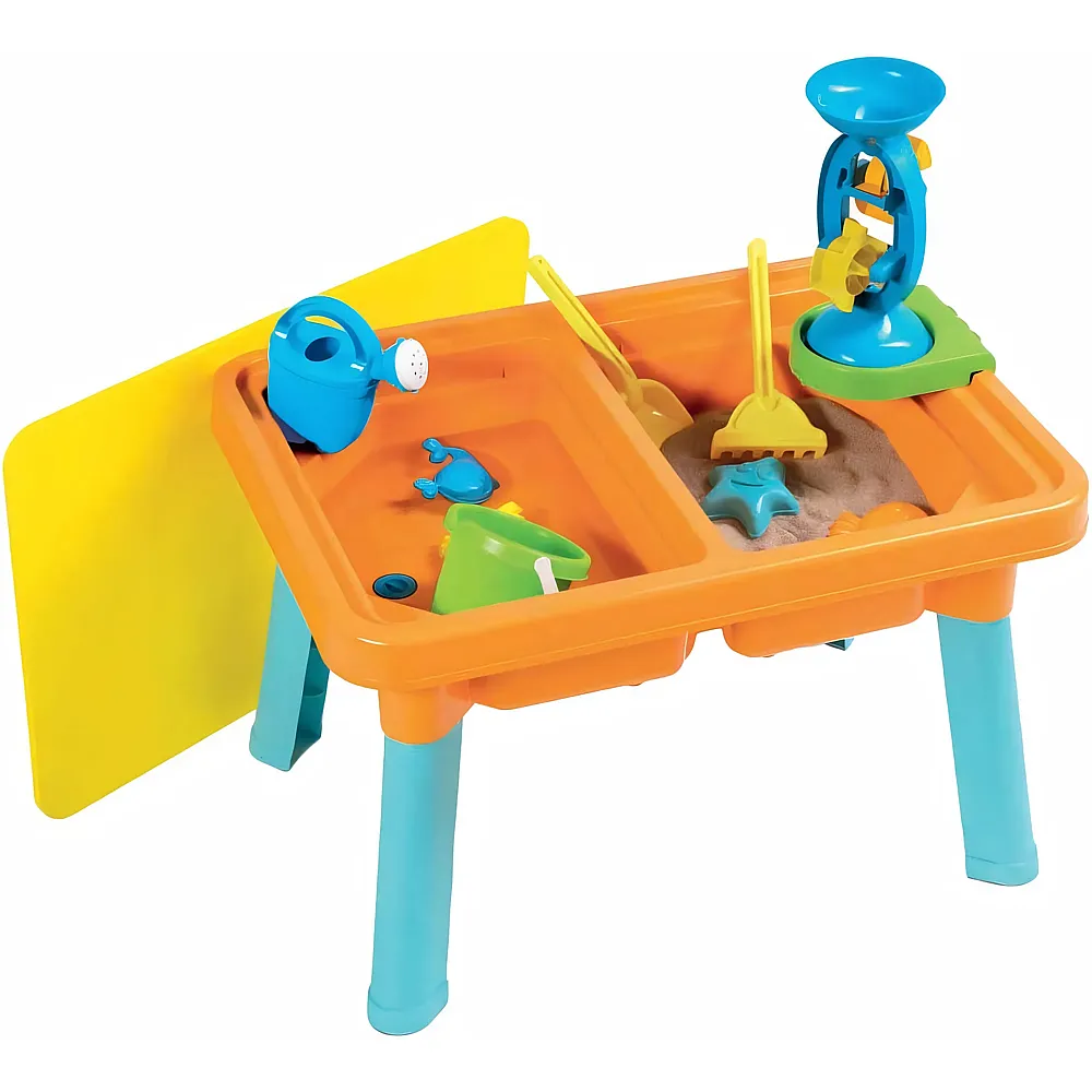 Androni Sand- und Wassertisch mit Wasserm�hle, 10-tlg.