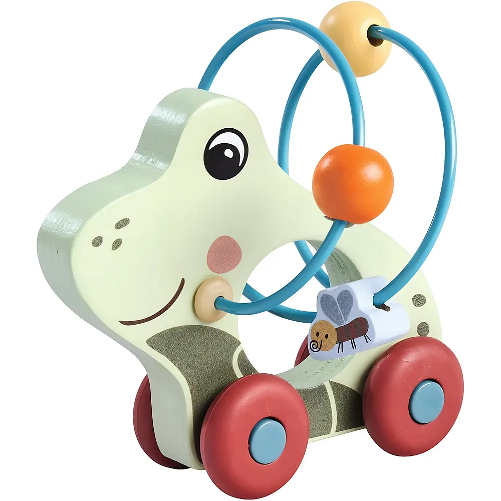 meinspielzeug - Eichhorn Baby Schiebefrosch 11cm | Motorikschleifen