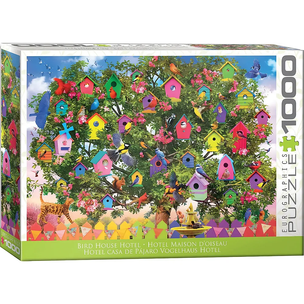 Eurographics Puzzle Vogelhaus Hotel - 1000 Teile