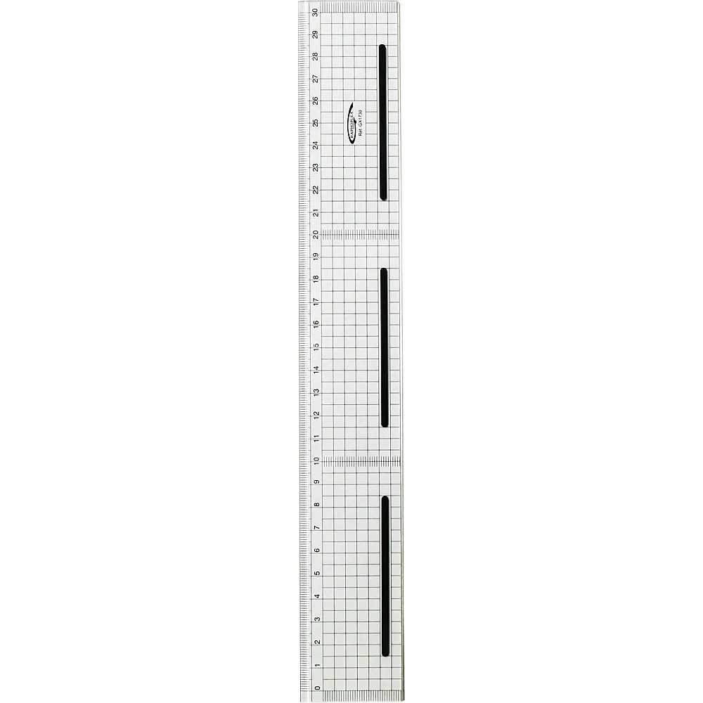 OZ International Regle DE Coupe Bord Acier Antiglisse Quadrillee 30cm - Suche