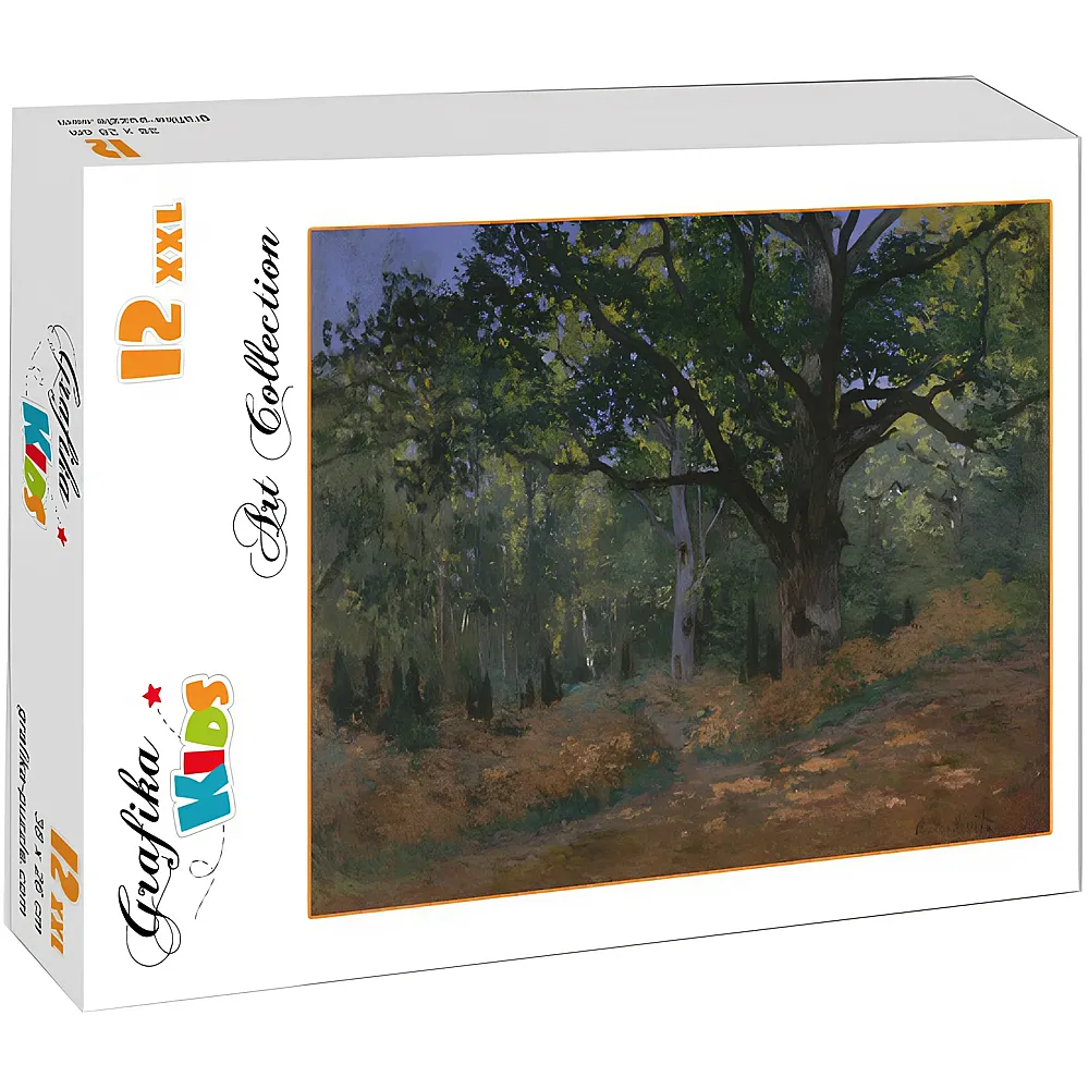 Grafika Puzzle Art Collection Claude Monet Grafika Kids Fontainebleau, 1865 - 12 Teile