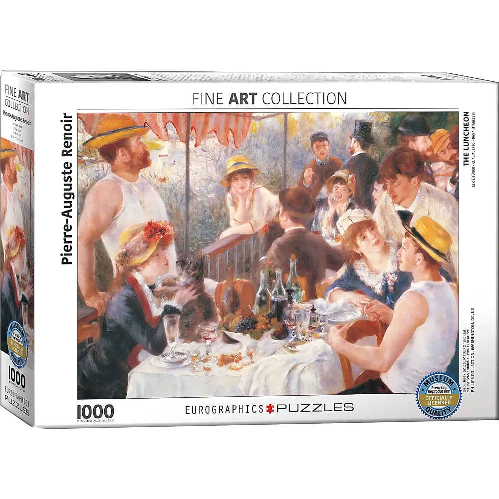 Eurographics Puzzle Fine Art Collection Pierre-Auguste Renoir: Breakfast of the Rowers 1000Teile
