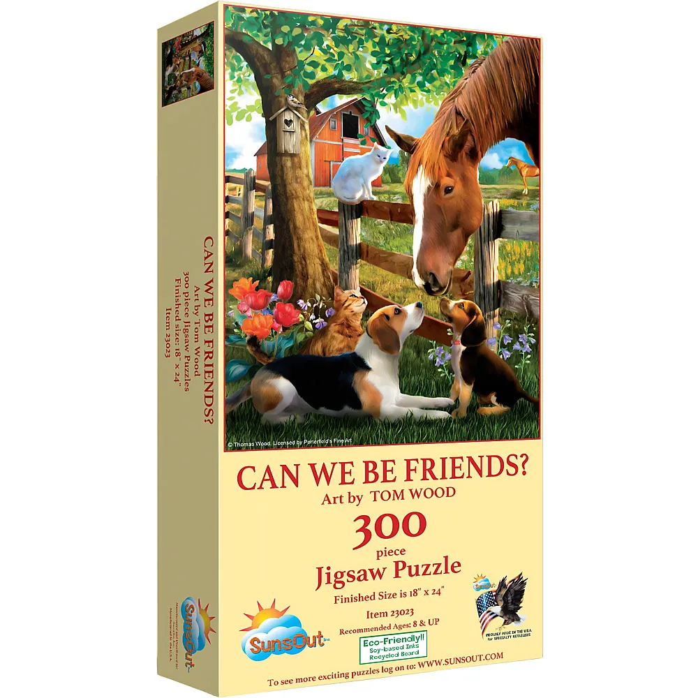 SunsOut Puzzle Tom Wood K�nnen wir Freunde sein 300Teile