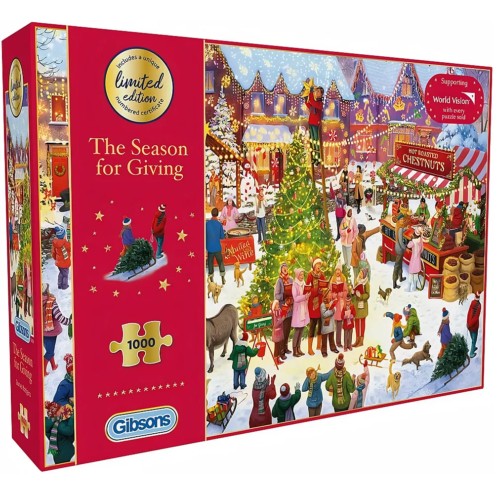 Gibsons Puzzle The Season for Giving - 1000 Teile