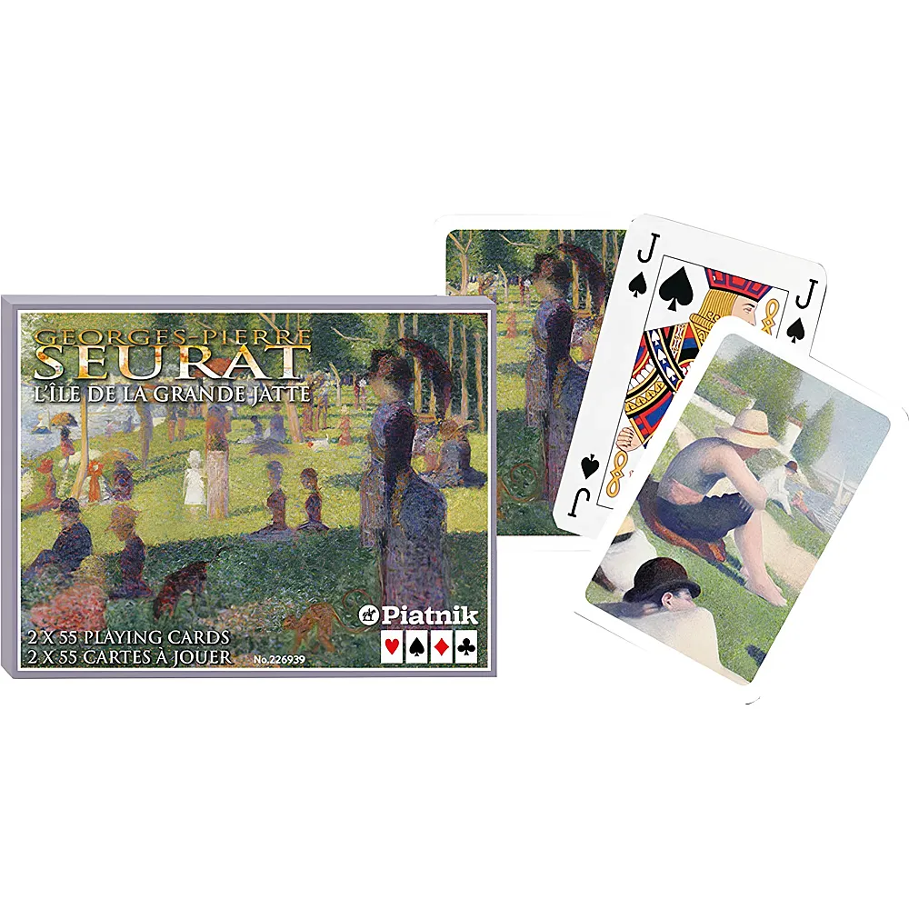 meinspielzeug - Piatnik Designkarten Seurat - Lisle de la Grande Jatte | Jassen