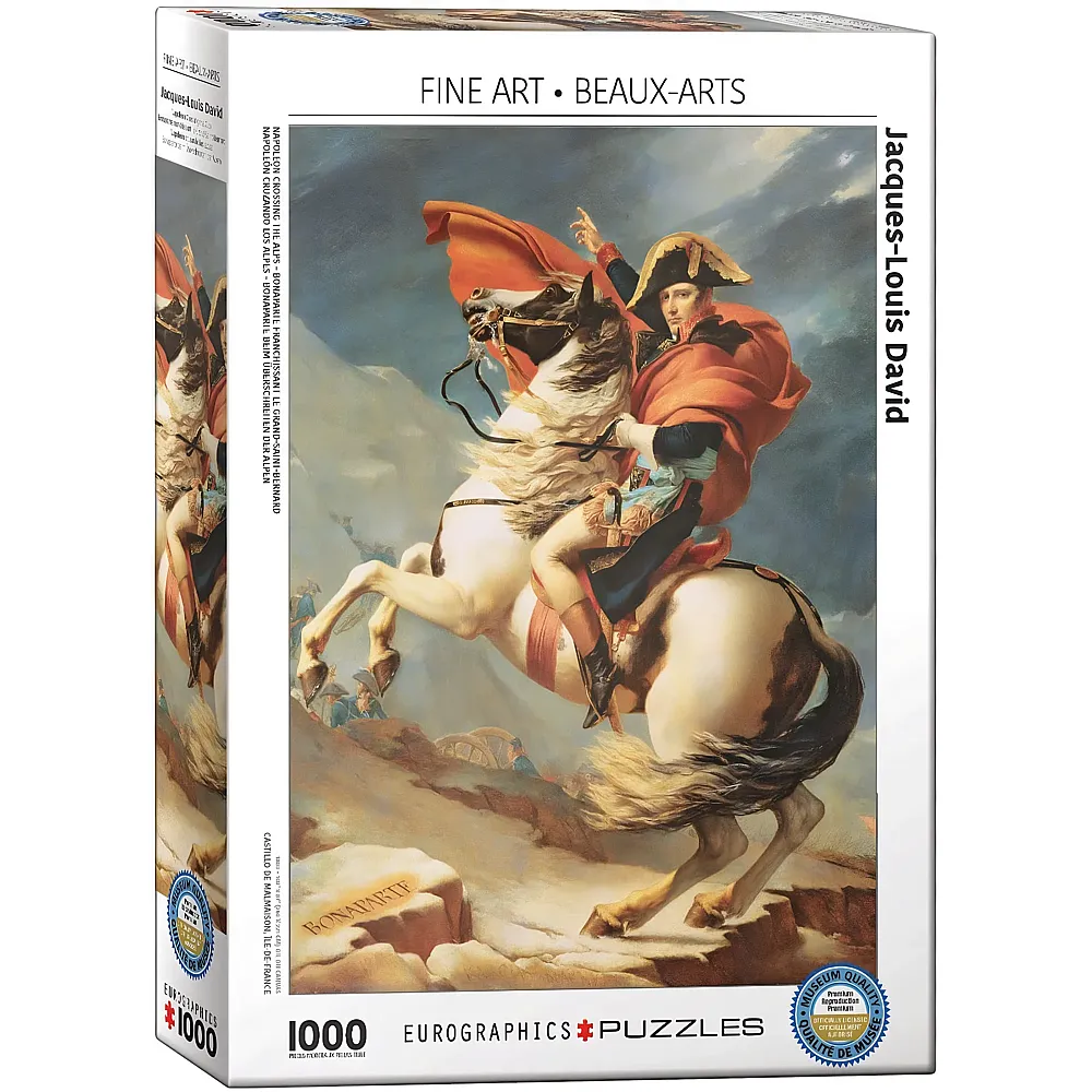 Eurographics Puzzle Bonaparte Franchissant le Grand-Saint-Bernard 1000Teile