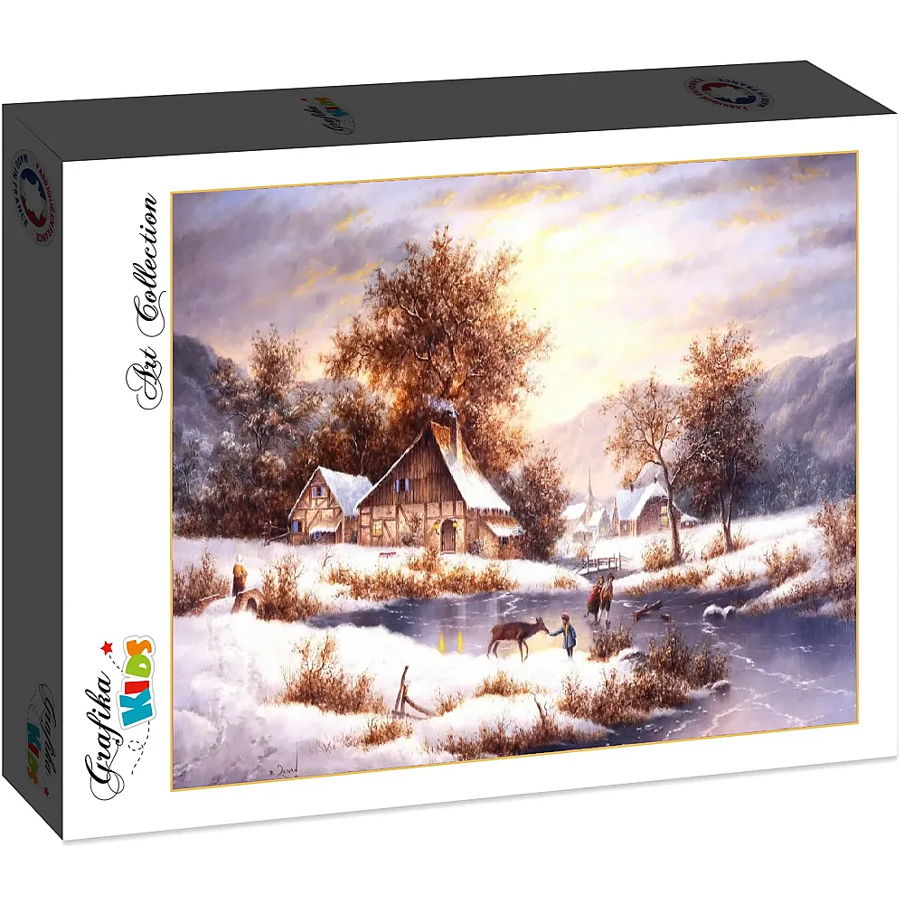 Grafika Puzzle Art Collection Dennis Lewan Grafika Kids Amber Sky Of Winter - 12 Teile
