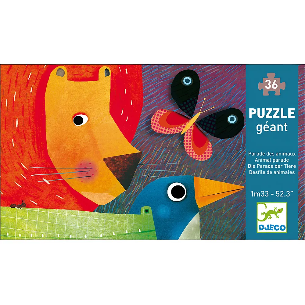 Djeco Puzzle Die Tierparade 36Teile