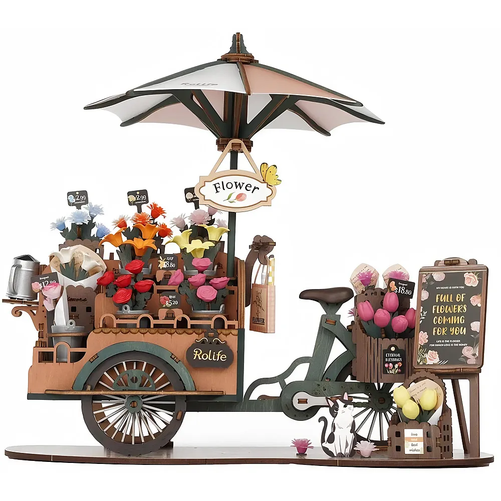 Robotime Blossom Cart