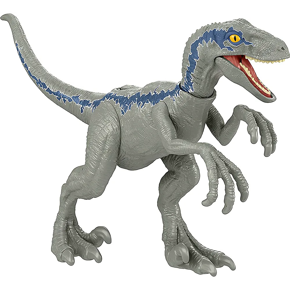 Mattel Jurassic World Wild Pack Velociraptor Blue