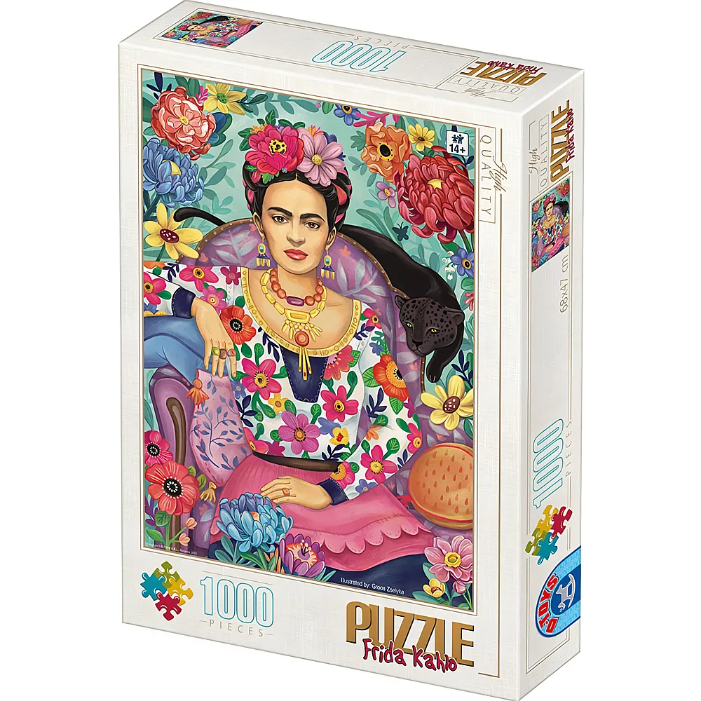 DToys Puzzle Groos Zselyke Frida Khalo 1000Teile