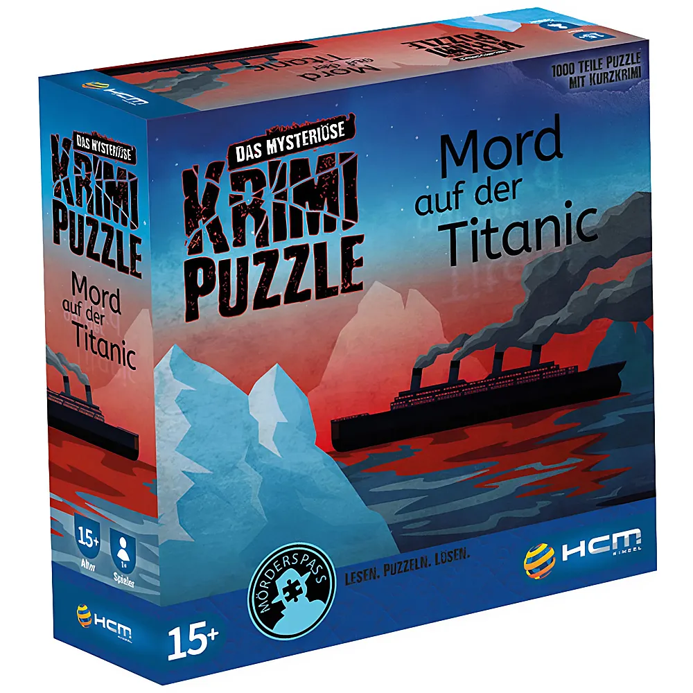 HCM Kinzel Krimi Puzzle Mord auf der Titanic 1000Teile | Puzzle 1000 Teile