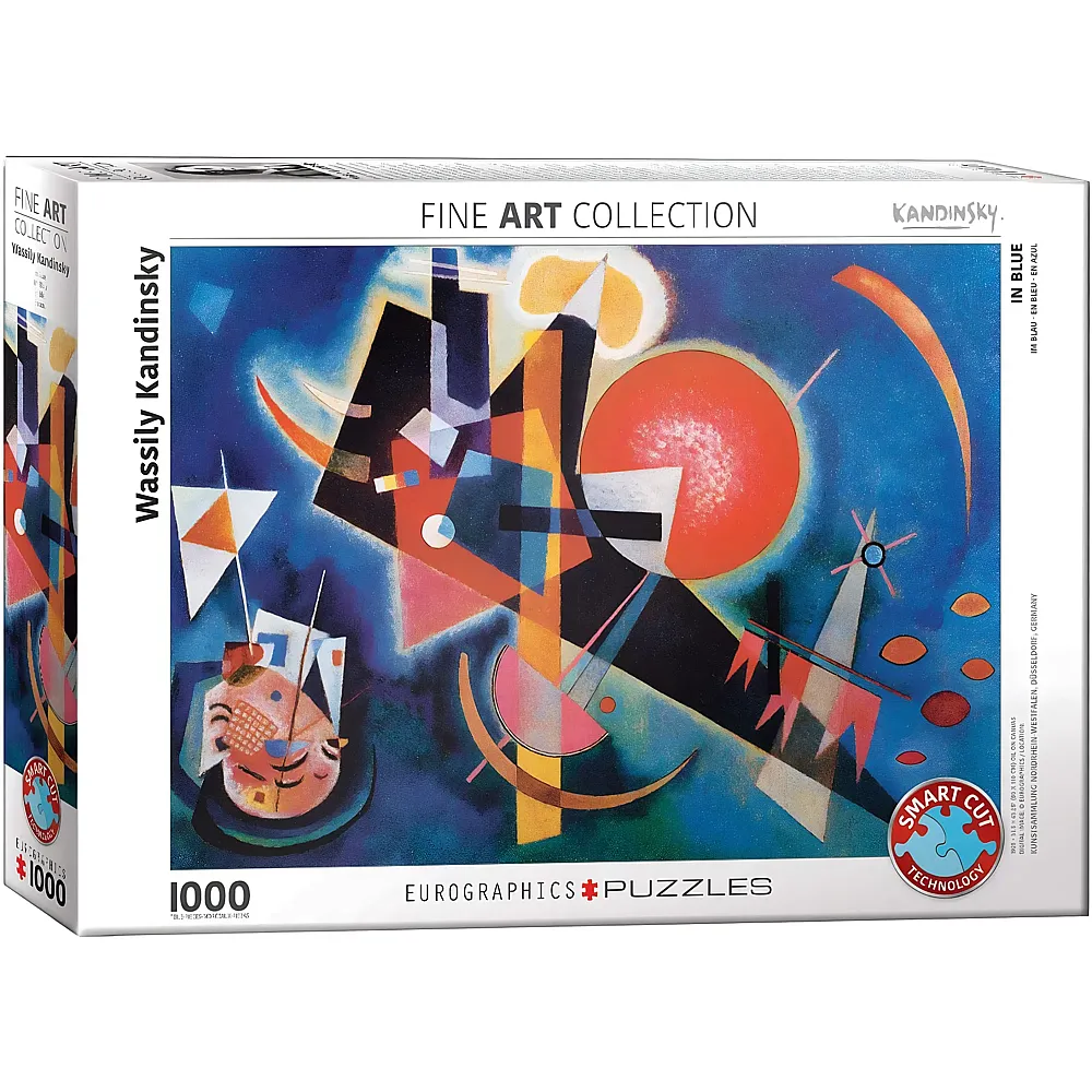 meinspielzeug - Eurographics Puzzle Blue by Kandinsky 1000Teile | Puzzle 1000 Teile